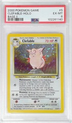 V1857: 2000: Clefable: 14/123: Base 2: Game: PSA: 6: EX-MT: 102261140